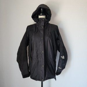 Vintage'90s The North Face Retro Gore-Tex Mountain Jacket Double Zipper Black